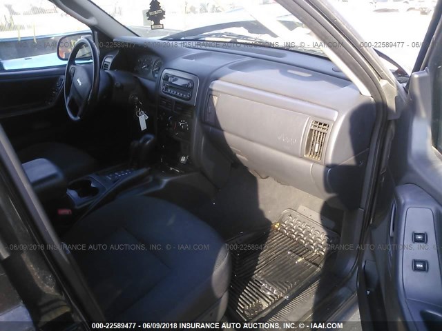 1J4GW48S84C383520 - 2004 JEEP GRAND CHEROKEE LAREDO/COLUMBIA/FREEDOM შავი ფოტო 5