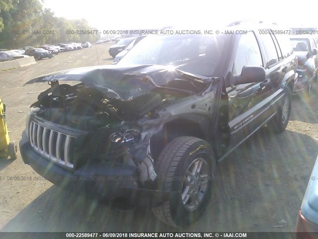 1J4GW48S84C383520 - 2004 JEEP GRAND CHEROKEE LAREDO/COLUMBIA/FREEDOM შავი ფოტო 6