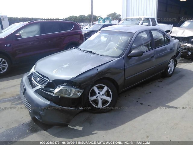 3N1CB51DX1L465463 - 2001 NISSAN SENTRA XE/GXE GRAY photo 2