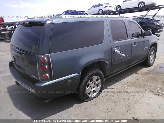 1GKFK66857J281189 - 2007 GMC YUKON XL DENALI BLUE photo 4