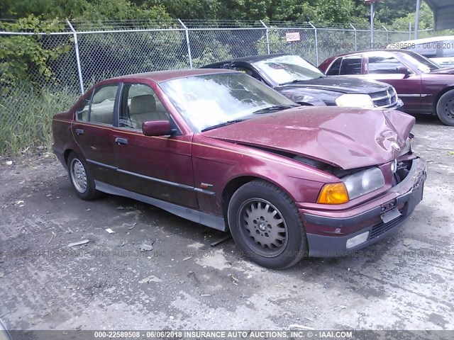 WBACB4326SFM20998 - 1995 BMW 325 I AUTOMATIC RED photo 1