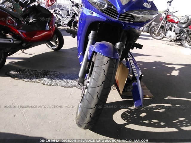 JYARJ06E13A009257 - 2003 YAMAHA YZFR6 L BLUE photo 5