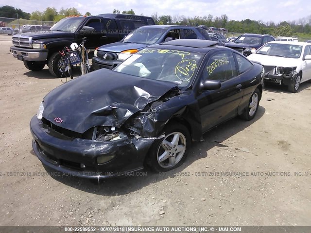 1G1JF12TXV7129788 - 1997 CHEVROLET CAVALIER Z24 BLACK photo 2