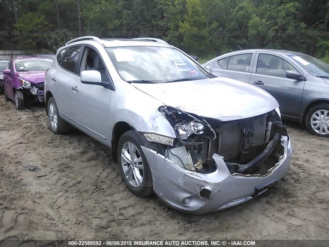 JN8AS5MT9CW614101 - 2012 NISSAN ROGUE S/SV SILVER photo 1