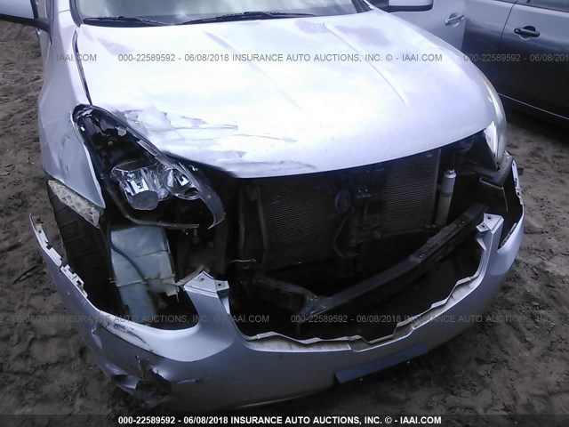 JN8AS5MT9CW614101 - 2012 NISSAN ROGUE S/SV SILVER photo 6