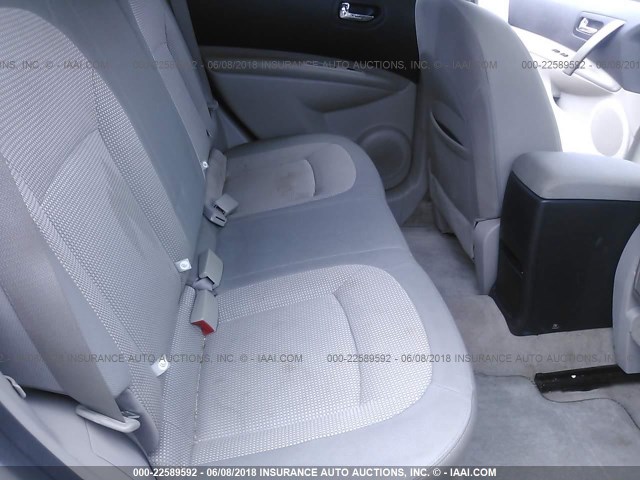 JN8AS5MT9CW614101 - 2012 NISSAN ROGUE S/SV SILVER photo 8