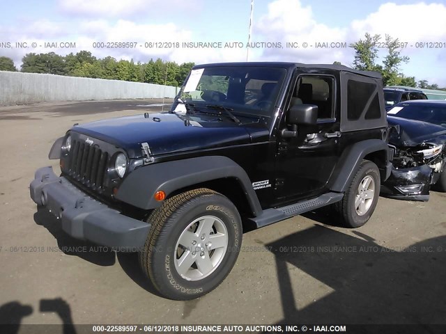 1J4AA2D19BL544699 - 2011 JEEP WRANGLER SPORT 黑色 照片 2