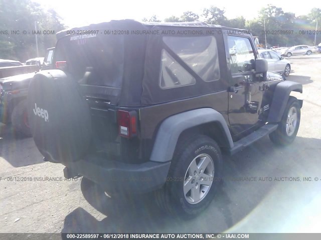1J4AA2D19BL544699 - 2011 JEEP WRANGLER SPORT 黑色 照片 4