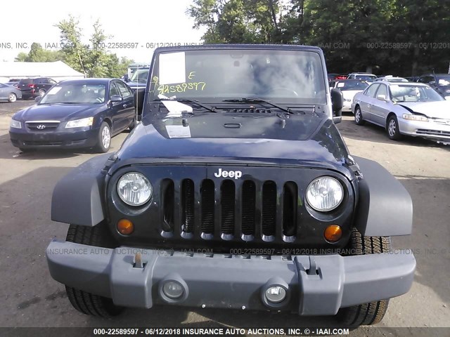 1J4AA2D19BL544699 - 2011 JEEP WRANGLER SPORT 黑色 照片 6