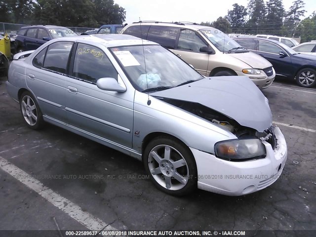 3N1AB51D24L730629 - 2004 NISSAN SENTRA SE-R SPEC V SILVER photo 1