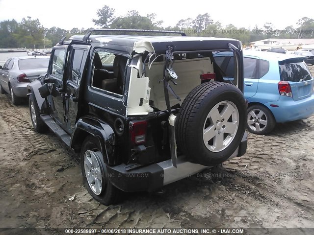 1J4BA5H16BL551089 - 2011 JEEP WRANGLER UNLIMITE SAHARA BLACK photo 6