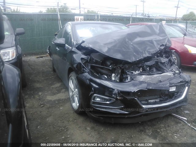 1G1BF5SM7H7153121 - 2017 CHEVROLET CRUZE PREMIER 黑色 照片 1