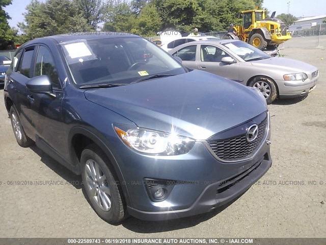 JM3KE2CY9F0448339 - 2015 MAZDA CX-5 TOURING BLUE photo 1