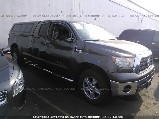 5TFCV541X7X004007 - 2007 TOYOTA TUNDRA DOUBLE CAB SR5 SILVER photo 1