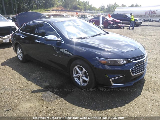 1G1ZB5ST9HF218865 - 2017 CHEVROLET MALIBU LS შავი ფოტო 1