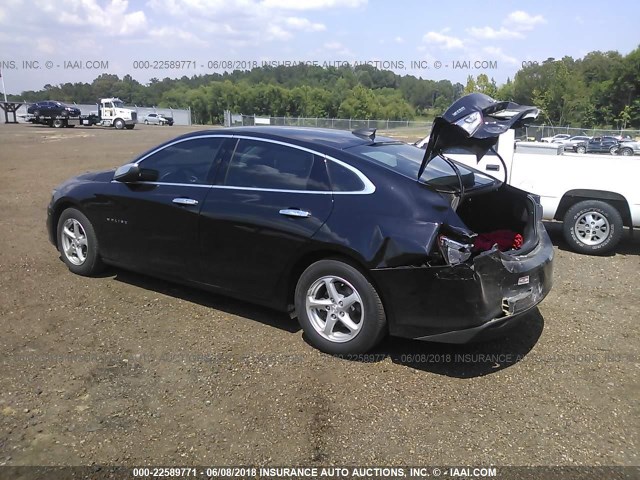 1G1ZB5ST9HF218865 - 2017 CHEVROLET MALIBU LS შავი ფოტო 3