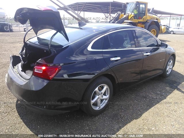 1G1ZB5ST9HF218865 - 2017 CHEVROLET MALIBU LS შავი ფოტო 4