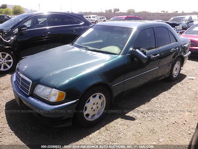 WDBHA29G7WA574219 - 1998 MERCEDES-BENZ C 280 GREEN photo 2