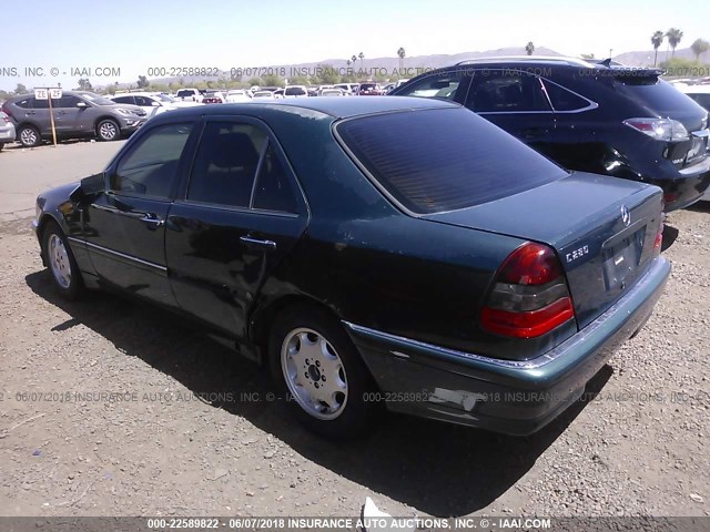 WDBHA29G7WA574219 - 1998 MERCEDES-BENZ C 280 GREEN photo 3