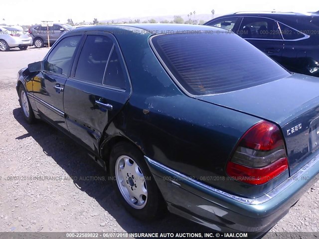 WDBHA29G7WA574219 - 1998 MERCEDES-BENZ C 280 GREEN photo 6