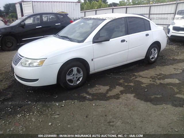 1G8AF52F75Z169334 - 2005 SATURN ION LEVEL 1 WHITE photo 2