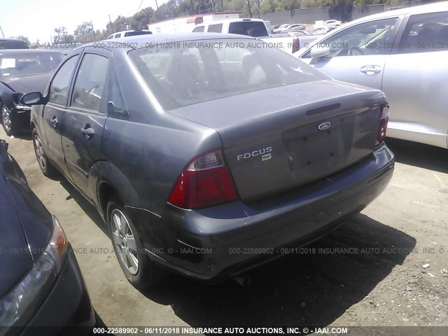 1FAFP34N77W106844 - 2007 FORD FOCUS ZX4/S/SE/SES 灰色 照片 3