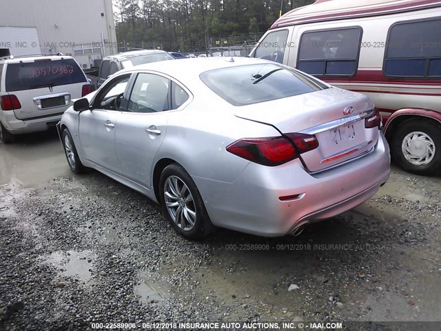 JN1BY1AP5FM540063 - 2015 INFINITI Q70 3.7 SILVER photo 3