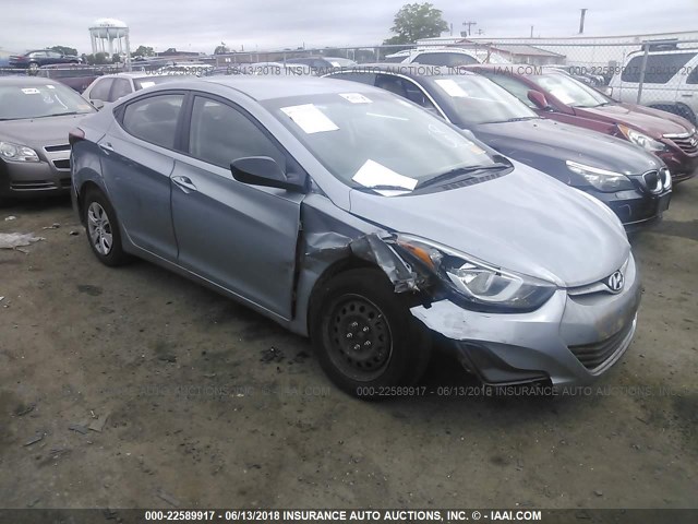 5NPDH4AE1GH664865 - 2016 HYUNDAI ELANTRA SE/SPORT/LIMITED GRAY photo 6