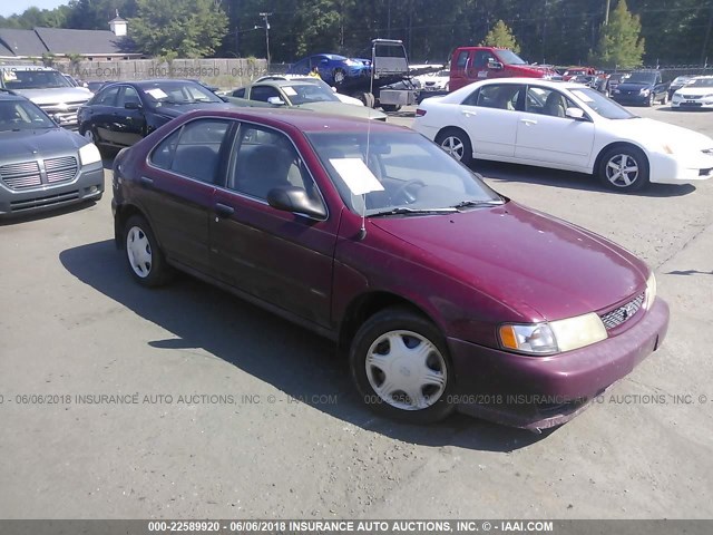 1N4AB41D7WC717600 - 1998 NISSAN SENTRA E/XE/GXE/GLE MAROON photo 1