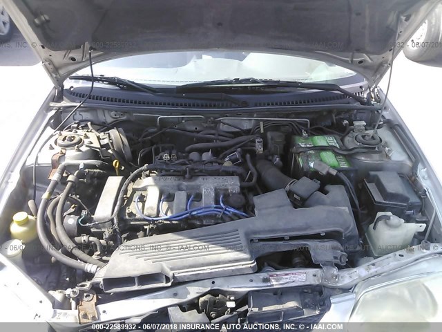 JM1BJ221XY0208213 - 2000 MAZDA PROTEGE ES 银色 照片 10