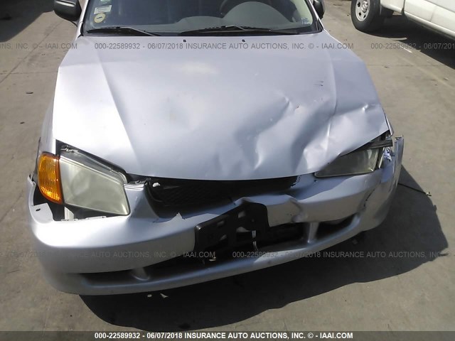 JM1BJ221XY0208213 - 2000 MAZDA PROTEGE ES 银色 照片 6