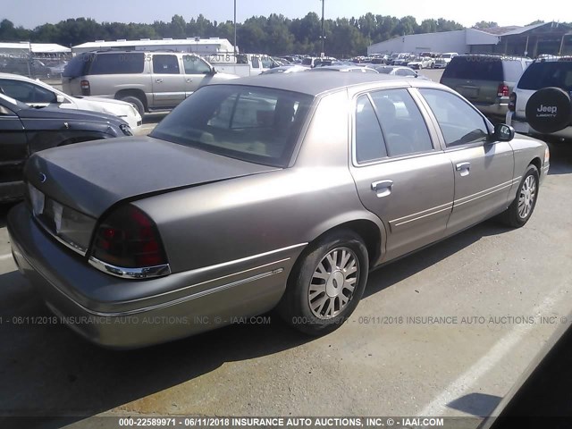 2FAHP74W93X181004 - 2003 FORD CROWN VICTORIA LX GOLD photo 4