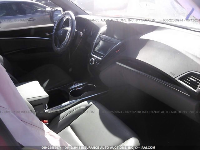 5FRYD4H46GB061854 - 2016 ACURA MDX TECHNOLOGY WHITE photo 5