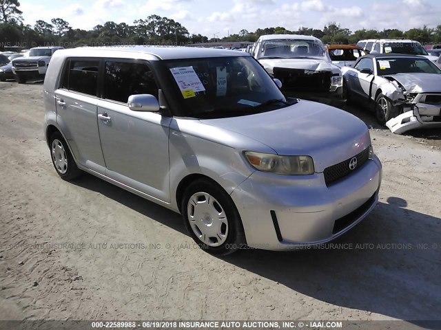 JTLKE50E691093993 - 2009 TOYOTA SCION XB SILVER photo 1