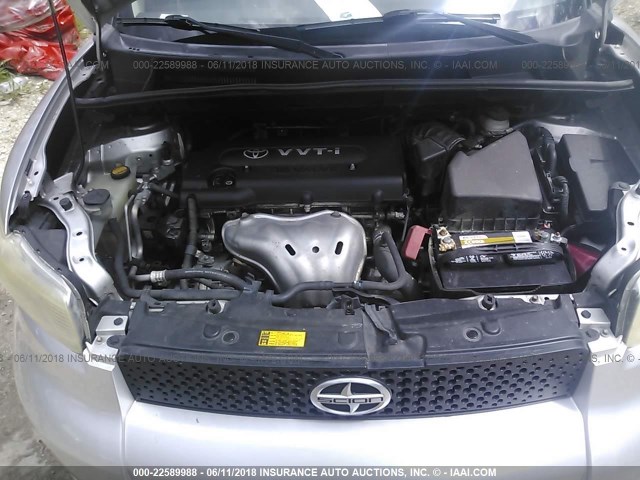 JTLKE50E691093993 - 2009 TOYOTA SCION XB ვერცხლისფერი ფოტო 10