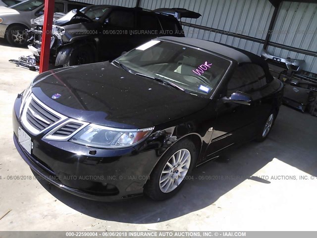 YS3FB79Y486001675 - 2008 SAAB 9-3 2.0T BLACK photo 2