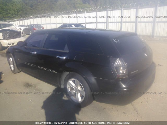 2D4FV47T76H349585 - 2006 DODGE MAGNUM SE BLACK photo 3