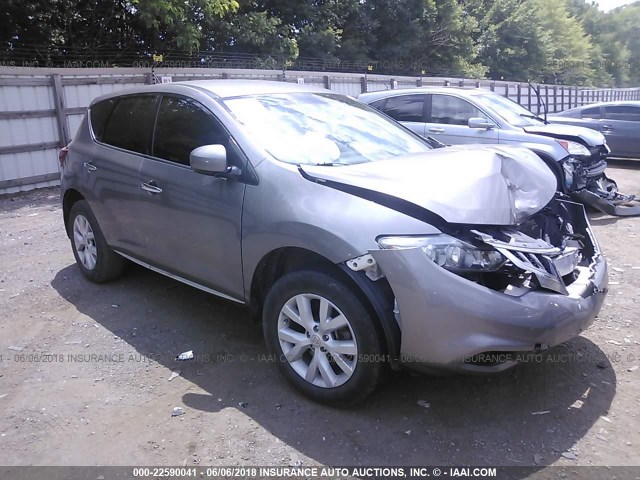 JN8AZ1MW1CW225631 - 2012 NISSAN MURANO S/SL/LE GRAY photo 1