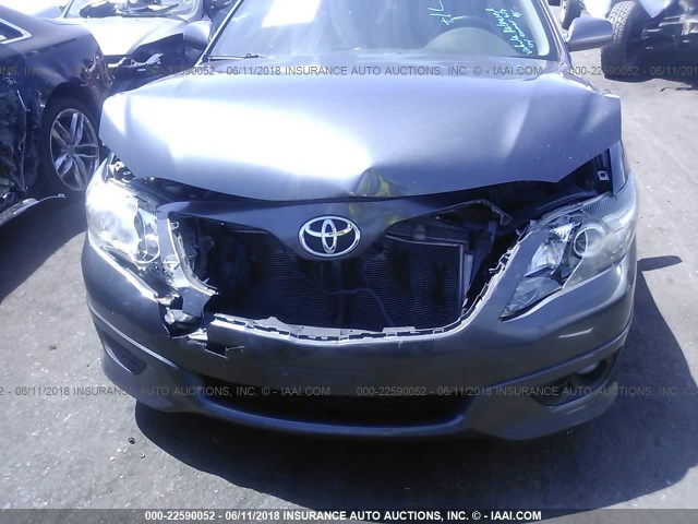 4T1BF3EK4AU097888 - 2010 TOYOTA CAMRY SE/LE/XLE GRAY photo 6