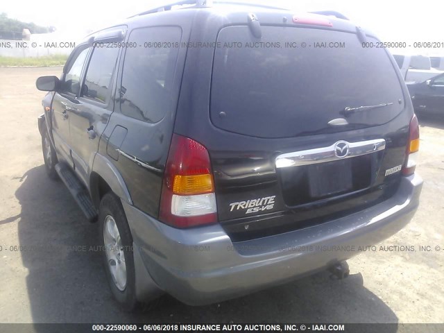 4F2CU08161KM69548 - 2001 MAZDA TRIBUTE LX/ES 黑色 照片 3