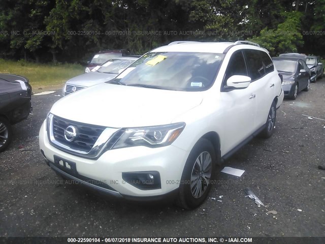 5N1DR2MM9HC614194 - 2017 NISSAN PATHFINDER S/SV/SL/PLATINUM 白色 照片 2