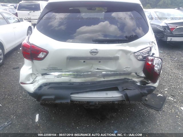 5N1DR2MM9HC614194 - 2017 NISSAN PATHFINDER S/SV/SL/PLATINUM 白色 照片 6