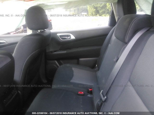 5N1DR2MM9HC614194 - 2017 NISSAN PATHFINDER S/SV/SL/PLATINUM 白色 照片 8