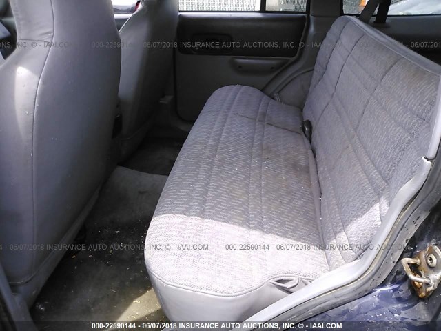 1J4FJ68S3WL107447 - 1998 JEEP CHEROKEE SPORT/CLASSIC ლურჯი ფოტო 8