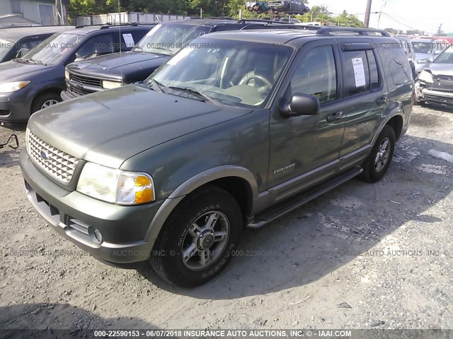 1FMZU74WX2UD65800 - 2002 FORD EXPLORER EDDIE BAUER GREEN photo 2