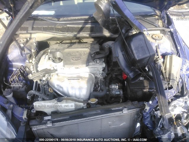 4T1BF1FK4FU905151 - 2015 TOYOTA CAMRY LE/XLE/SE/XSE BLUE photo 10