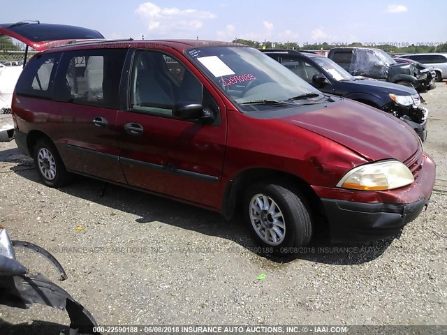 2FMZA5143XBB74894 - 1999 FORD WINDSTAR LX RED photo 1