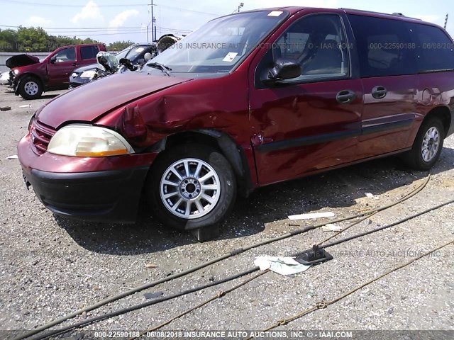 2FMZA5143XBB74894 - 1999 FORD WINDSTAR LX RED photo 6