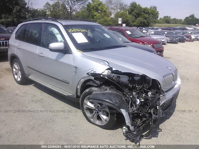 5UXZW0C59C0B88505 - 2012 BMW X5 XDRIVE35D SILVER photo 1