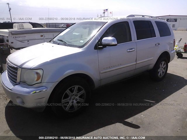 1A8HX58N18F106602 - 2008 CHRYSLER ASPEN LIMITED SILVER photo 2